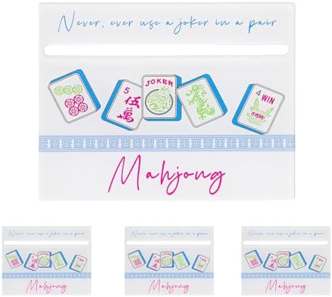 Acrylic card readers, set of 4
