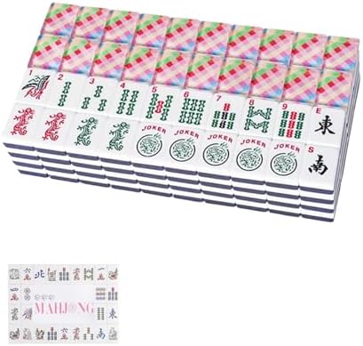 Acrylic tiles with colorful prints and tile mixers