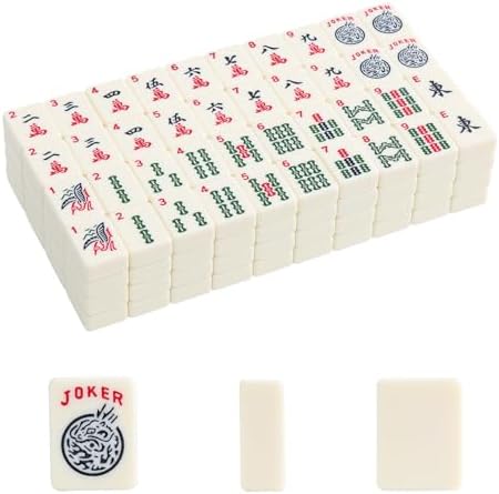 American mahjong tiles only, ivory, 160 pieces