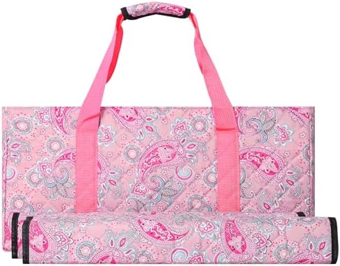 Mahjong bag with two wrappers, pink printed
