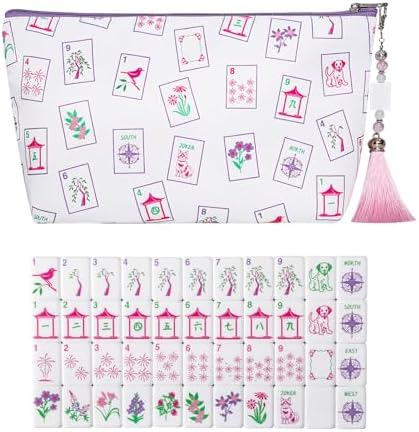 Mini American mahjong set, acrylic tiles, 0.94 inch
