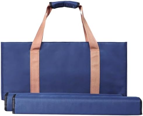 Soft mahjong bag with two wrappers, plain blue