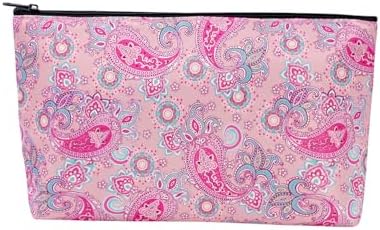 Thickened mahjong tiles bag, pink printed